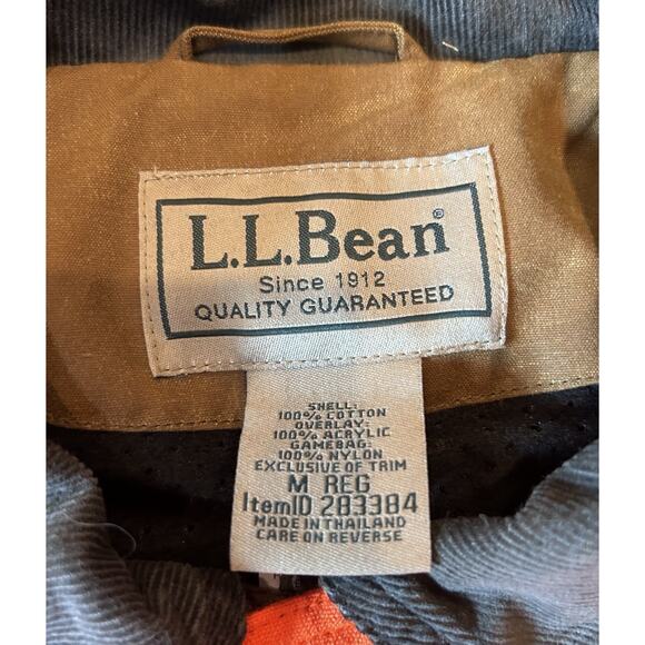 L.L. Bean Upland Hunter Field Coat Waxed Cotton - Picture 2 of 13